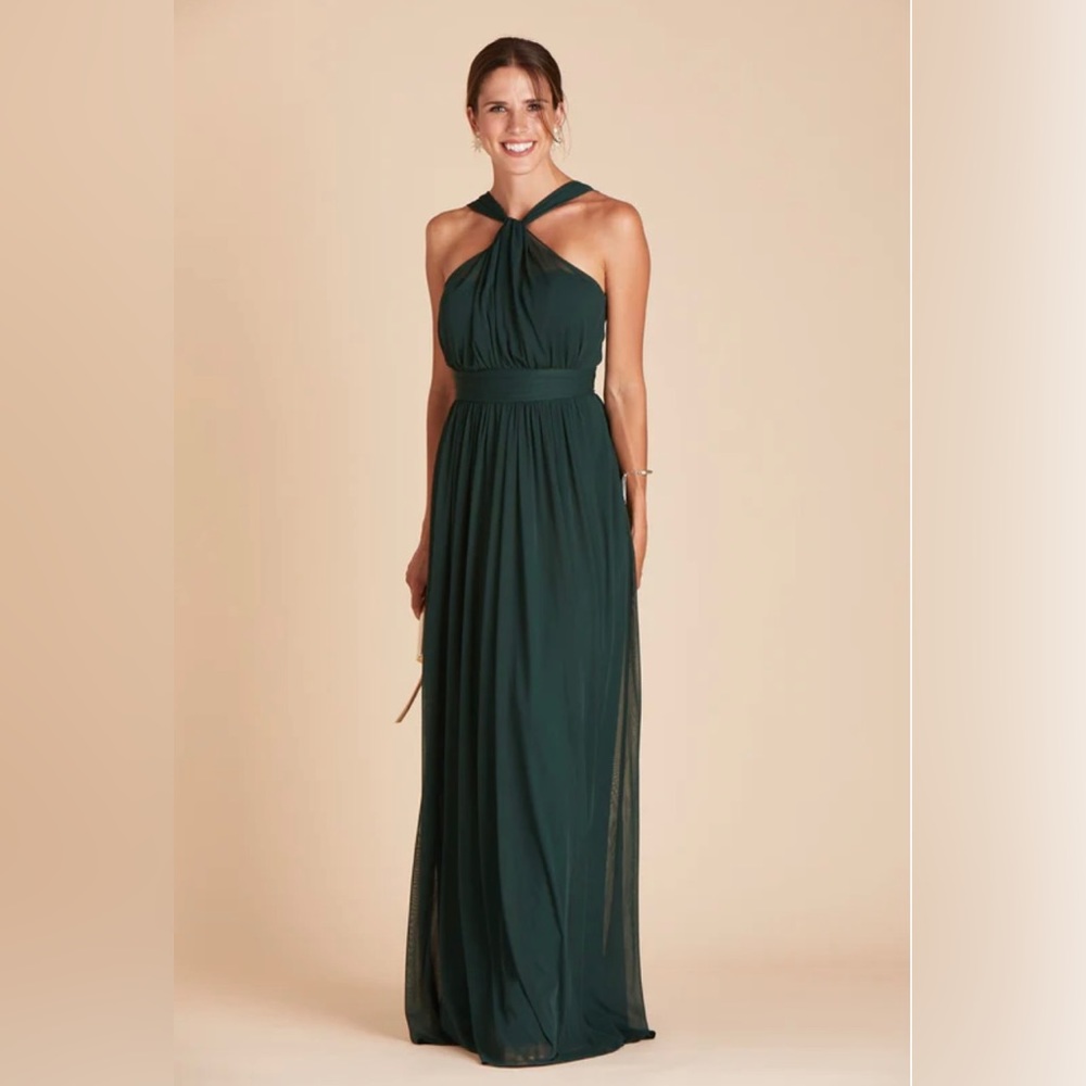Halter Empire Waist Gown | Emerald | XS